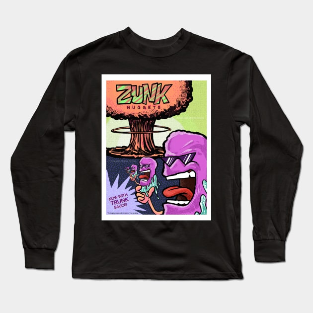 Zunk Nuggets! Long Sleeve T-Shirt by Roi Gold Productions Store